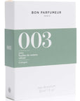 Bon Parfumeur Paris 003 Yuzu Violet Leaves Vetiver Cologne box only