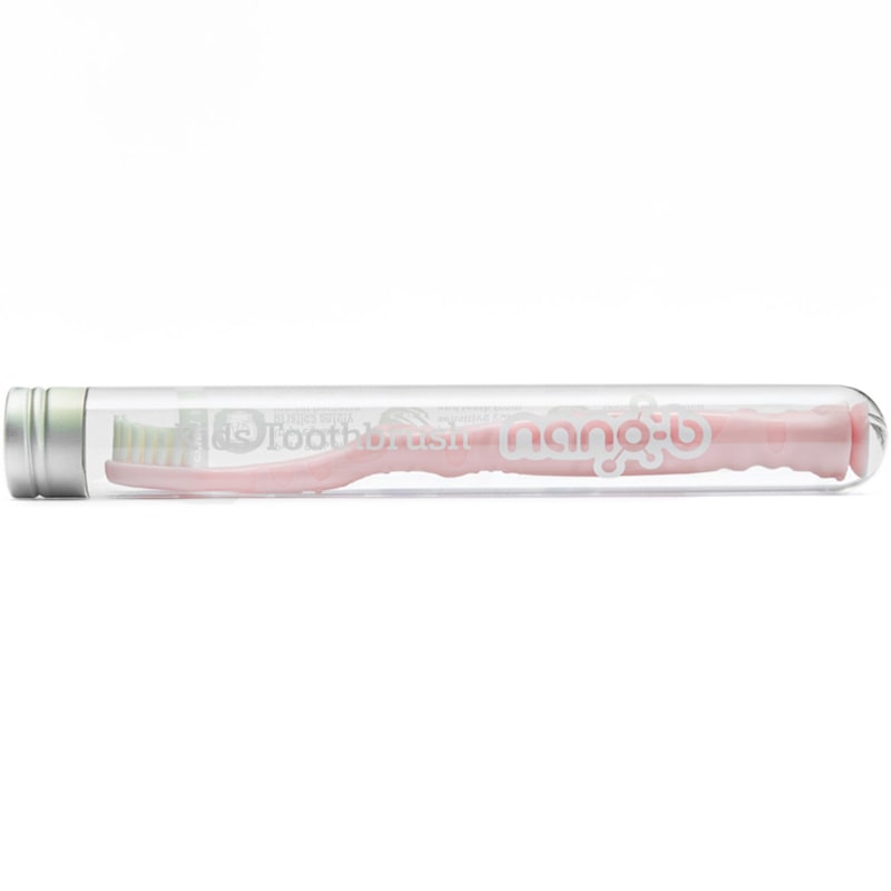Nano-b Kids Toothbrush (Pink) in plastic case as received
