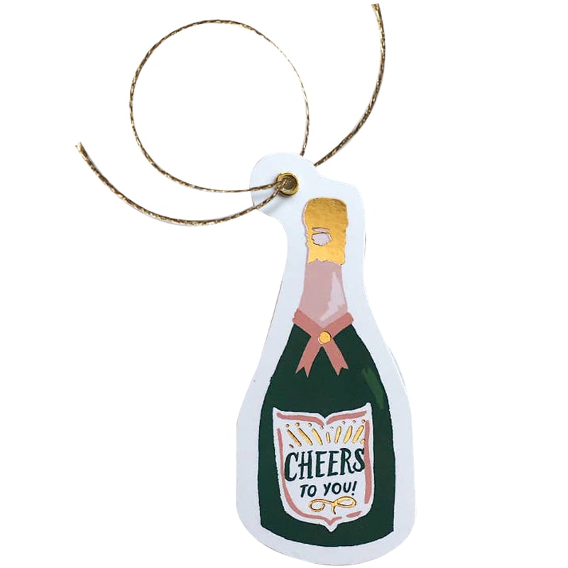 Idlewild Champagne Diecut Gift Tags (8 pcs)