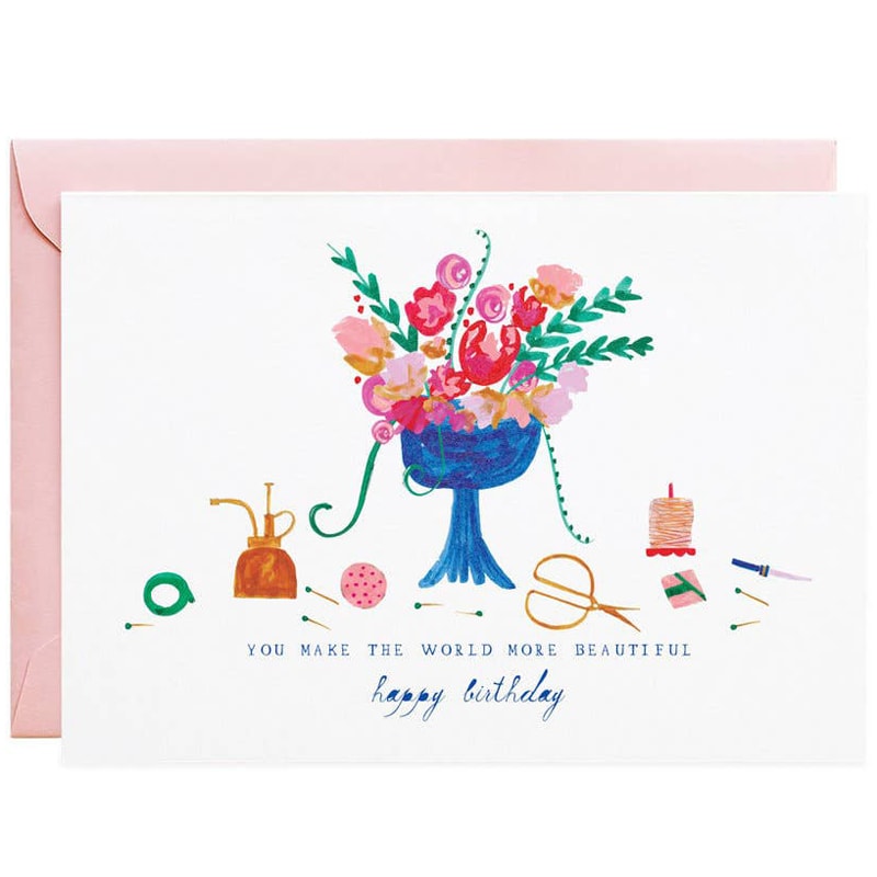 Mr. Boddington&#39;s Studio The Florist Called Birthday Card