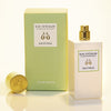 Lifestyle shot of Eau d'Italie Eau de Parfum Spray (100 ml) and box with top off of the bottle