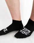 People I've Loved You Got This Socks in Black on model's feet