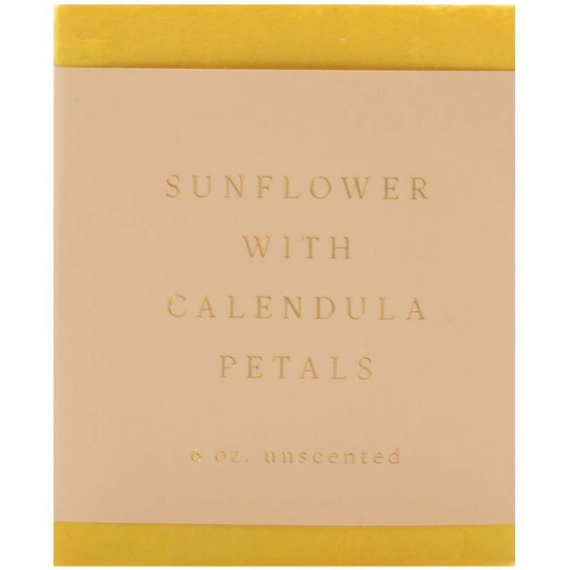  Saipua Soaps Sunflower with Calendula Petals Unscented Soap (6 oz)