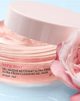 Nuxe Very Rose Ultra-Fresh Cleansing Gel Mask jar close-up with rose