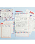 Mr. Boddington's Studio Grandparent + Grandchild Pen Pal Kit showing contents filled in