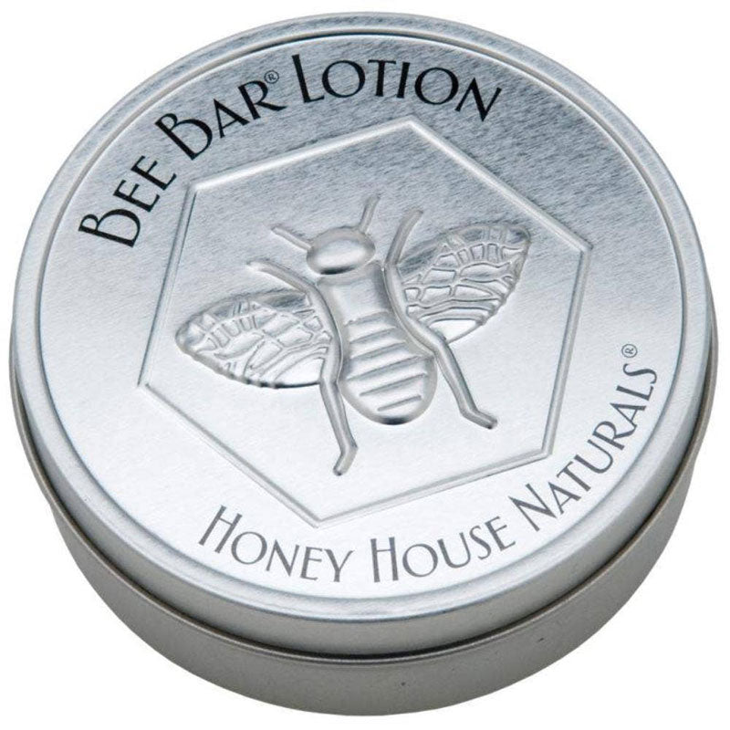 Honey House Naturals Large Bee Bar Lotion - Natural (2 oz) tin