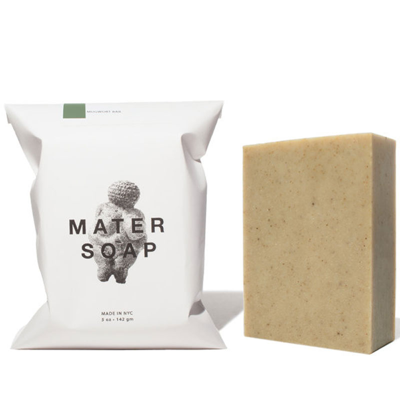 Mater Soap Mugwort Bar Soap with packaging