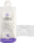 Daily Concepts Daily Beauty Headband showing packaging and head band