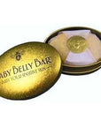 Honey House Naturals Baby Belly Bar showing open tin