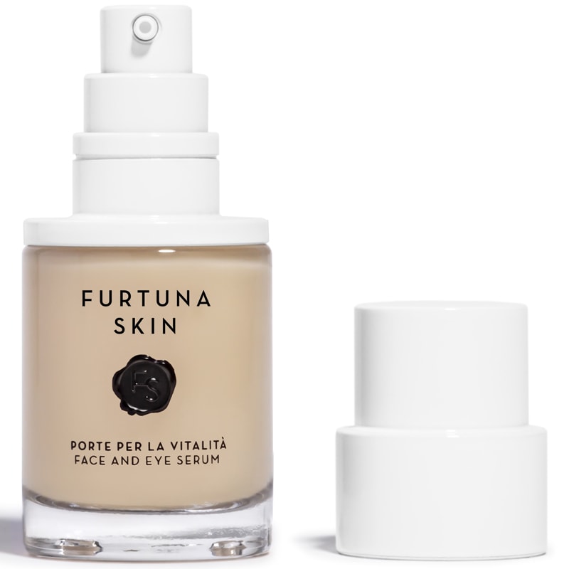 Futuna Skin Porte Per Vitalita Face &amp; Eye Serum with cap off