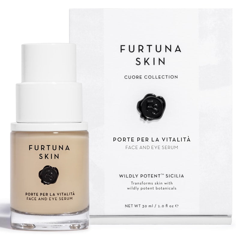 Futuna Skin Porte Per Vitalita Face & Eye Serum with box