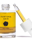 Furtuna Skin Due Alberi Biphase Moisturizing Oil with dropper leaning against the bottle