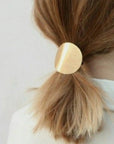 Bachca Elastic with Round Metal Charm in model's hair