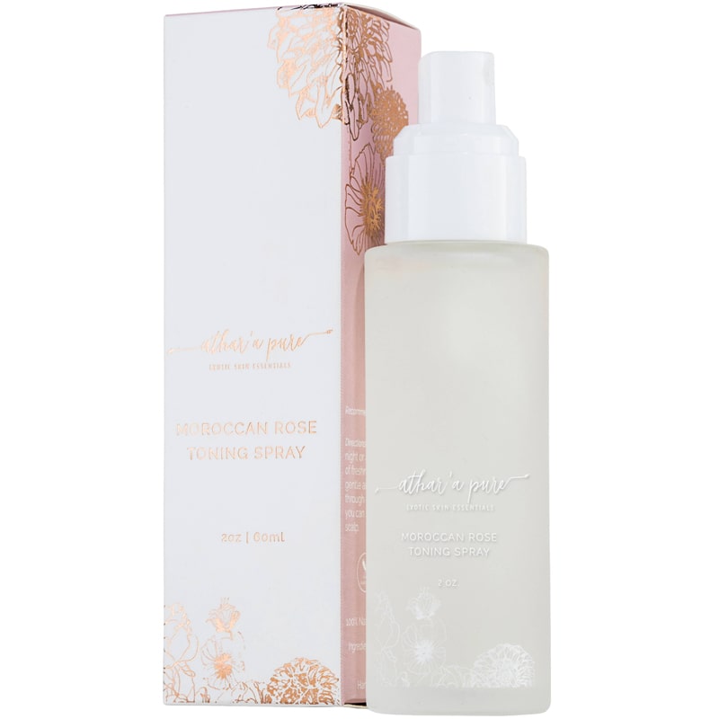 Athar’a Pure Moroccan Rose Toning Spray (2 oz) with box