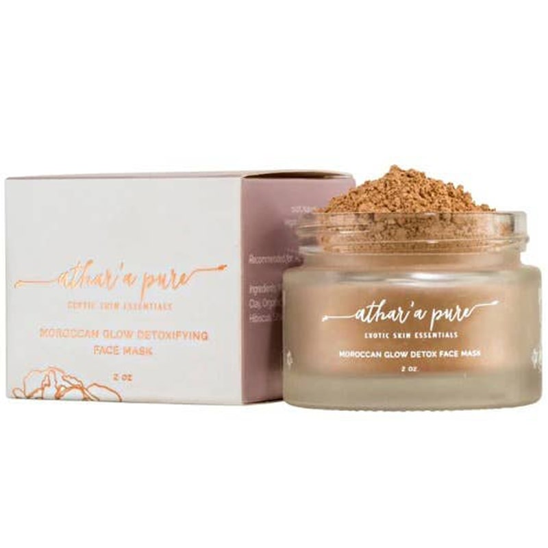 Athar’a Pure Moroccan Glow Detoxifying Face Mask (2 oz) with box