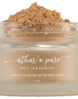 Athar’a Pure Moroccan Glow Detoxifying Face Mask - open jar