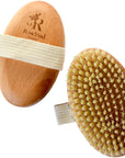Rosebud Woman The Perfect Skin Brush showing the back and front of brush