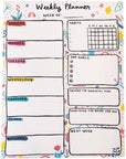 Abbie Ren Illustration Weekly Planner Notepad