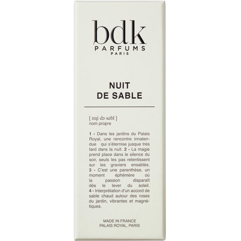 BDK Parfums Nuit de Sable Eau de Parfum box