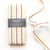 Metallic Line Tight Weave Ribbon - Natural/Copper
