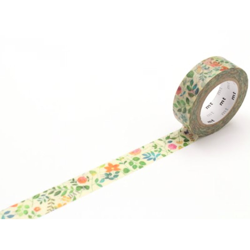 MT Masking Tape Watercolor Flower (5/8" x 33 ft)