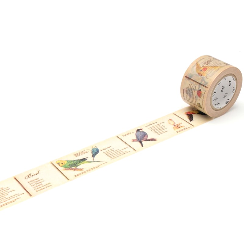 MT Masking Tape Encyclopedia - Bird (1 1/8&quot; x 33 ft)