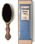 Shoji Works Wool Clothes Brush in Walnut with box