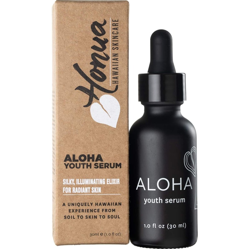 Honua Hawaiian Skincare Aloha Youth Serum with box