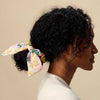 Rifle Paper Co. Scrunchie – Marguerite in model's hair