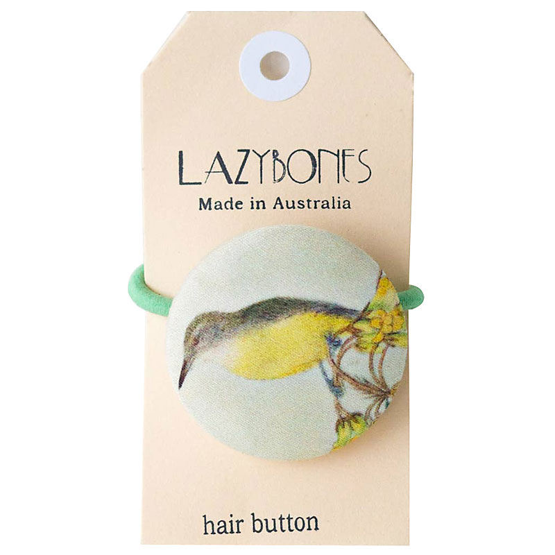 Lazybones Hair Button - Robin