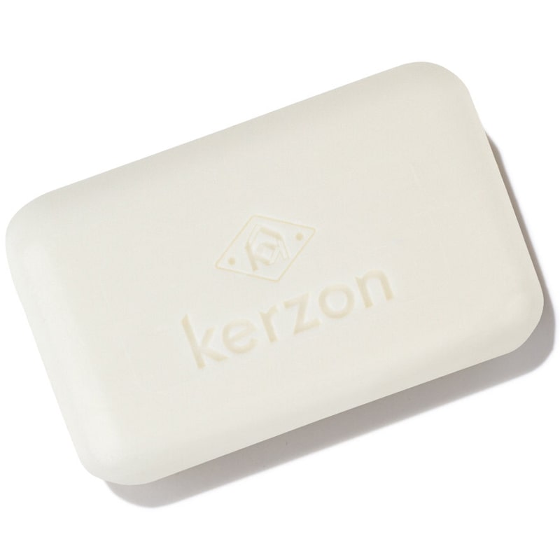 Top view of Kerzon Scented Soap Bar – Mint & Fig showing the bar of soap
