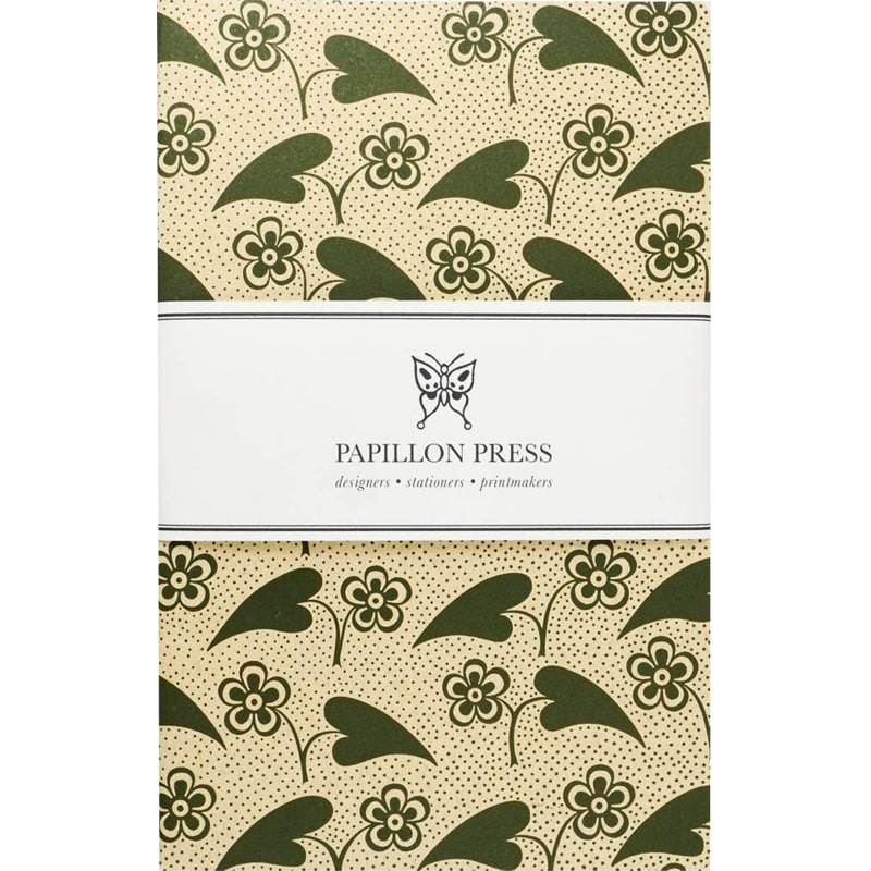 Papillon Press Fleur et Coeur Letterpress Notebook (1 pc)