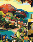 Memo Paris Sicilian Leather Eau de Parfum - artistic shot with artwork in background