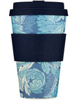Ecoffee Cup William Morris - Acanthus (14 oz) with sleeve and cap