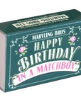Marvling Bros Ltd Happy Birthday Folk Art Mini Bouquet In A Matchbox