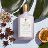 Rahua by Amazon Beauty Rahua Scalp Exfoliating Shampoo beauty shot showing bottle with ingredients