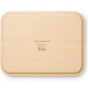 Rifle Paper Co Dovecote Plywood Medium Rectangle Tray - back of tray