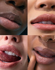 Kosas Cosmetics Kosasport Lipfuel - Flow shown on models with different skin tones