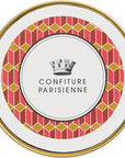 Confiture Parisienne Strawberry Raspberry Rose Geranium - top of jar