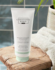 Christophe Robin Hydrating Melting Mask With Aloe Vera showing product on a bench in a shower