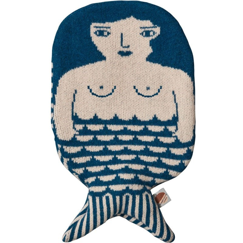 Donna Wilson Limited Mermaid Hot Water Bottle - Blue (1 pc)