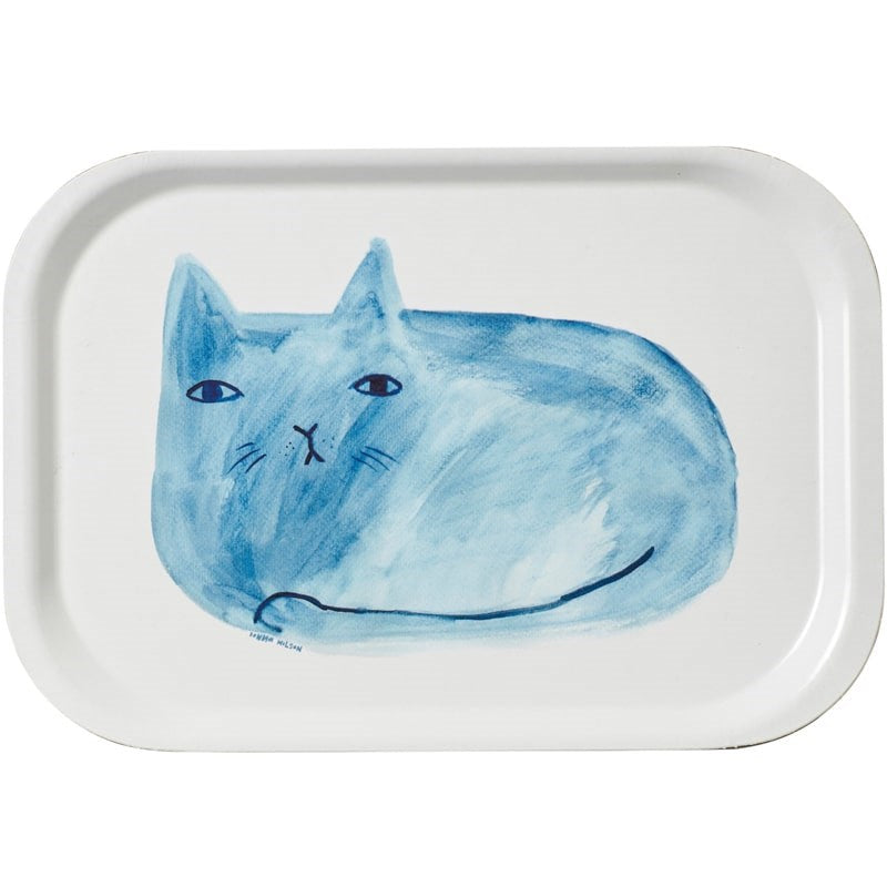 Donna Wilson Limited Blue Cat Mini Tray (1 pc)