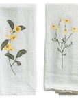 June & December Herbal Tea Garden Napkins Set - showing close-up of two other patterns