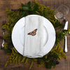 June & December Monarch Napkins Set - Lifestyle shot showing other pattern on table setting