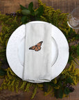June & December Monarch Napkins Set - Lifestyle shot showing other pattern on table setting