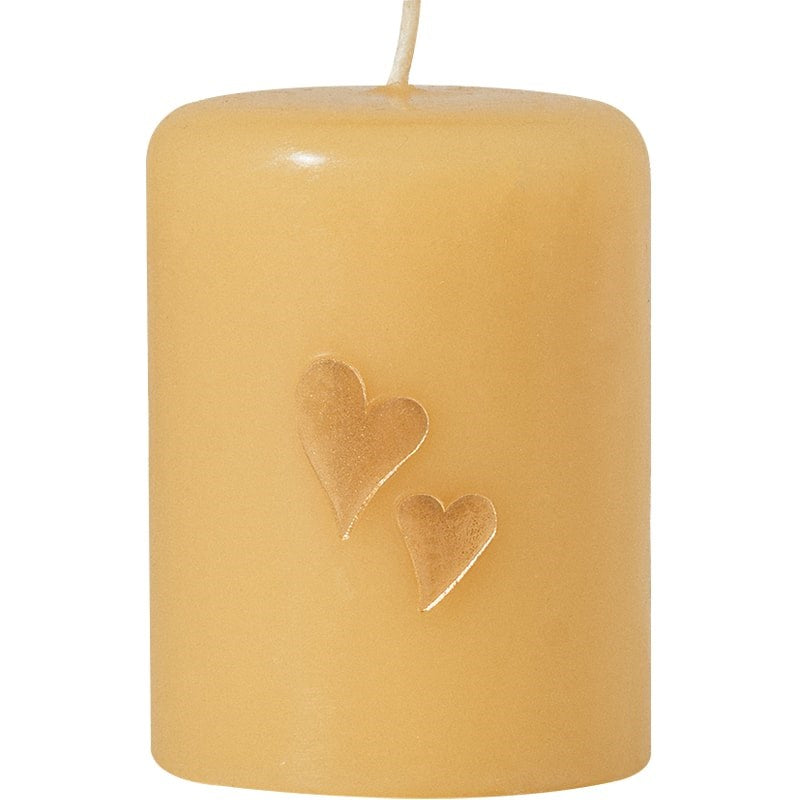 Global Goods Partners Love Heart Candle (3" wide x 4" high)