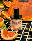 D.S. & Durga Grapefruit Generation Eau de Parfum - beauty shot with grapefruit slices and gelatin in the background