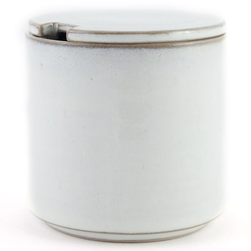 Yarnnakarn Ceramics Rustic Sugar Jar up close