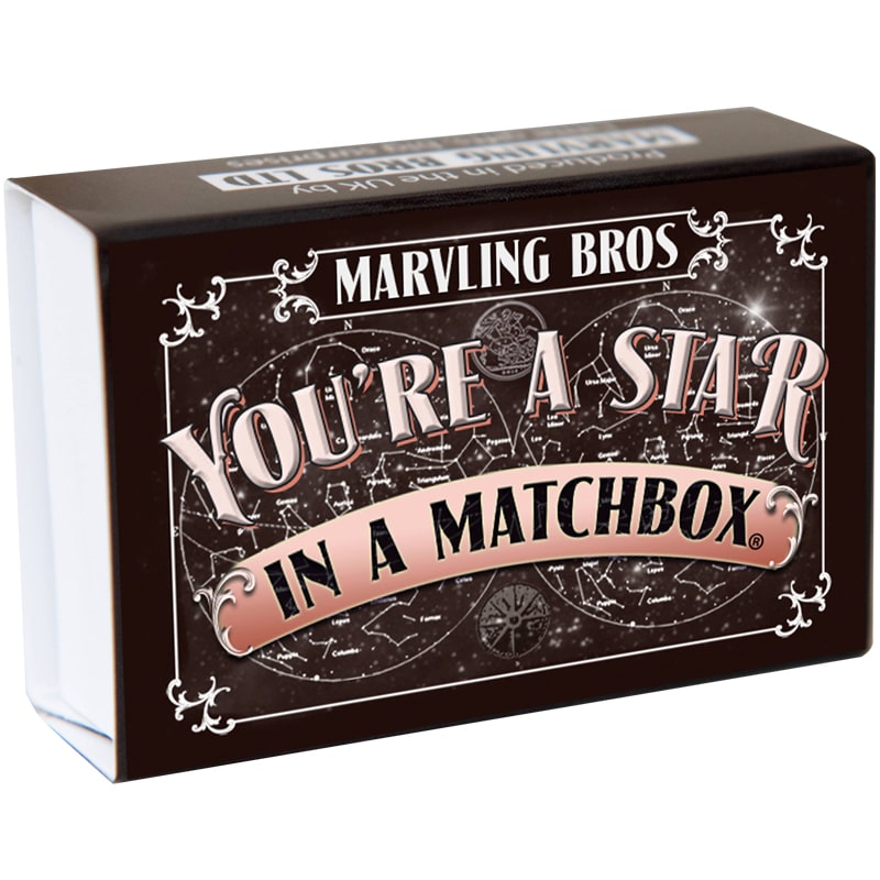 Marvling Bros Ltd You&#39;re A Star Meteorite In A Matchbox the actual box