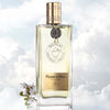 Parfums de Nicolai Poudre de Musc Intense 100 ml beauty shot with clouds and flowers